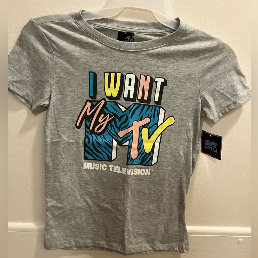 I want MTV Logo Tee
